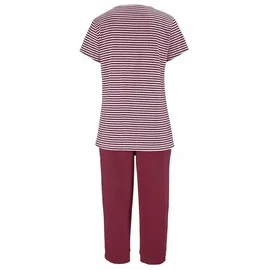 H.I.S. Capri-Pyjama Damen rot 36/38