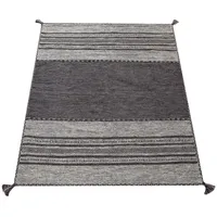 KADIMA DESIGN Baumwollteppich, Grau Rechteckig, 170x120 cm, in verschiedenen Größen erhältlich, Teppiche | Böden, Teppiche
