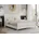 Meble Boxspringbett 200 200 H4 Weiß