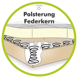 Jockenhöfer Places of Style Ecksofa, mit Bettfunktion, Bettkasten und Federkern, wahlweise mit 1 oder 3 Kopfstützen, Ottomane links oder rechts montierbar, braun