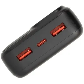 RivaCase® Rivacase, Powerbank VA2521 20000mAh 2 USB-A/USB-C QC 3.0/PD 20W Schwarz - Schwarz