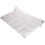 Betten Hofmann Belladream Daunenbett Daunendecke 4x6 135x200 cm 100% Daunen, warme Ganzjahresdecke, Naturprodukt