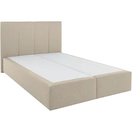 Home Affaire Boxbett HOME AFFAIRE "Fidan", beige (beige, creme), B:154cm L:210cm, Komplettbetten, Boxspringbett, wahlweise mit Bettkasten, in H2, H3 & H4 erhältilich