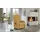Hukla Fernsehsessel Max Mikrofaser 72 x 109 x 82 cm Gelb elektrisch mit Rollen