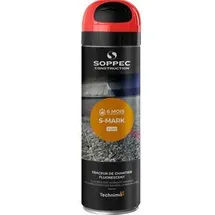 soppec FASMARK500C Markierungsfarbe, Rot, 500 ml