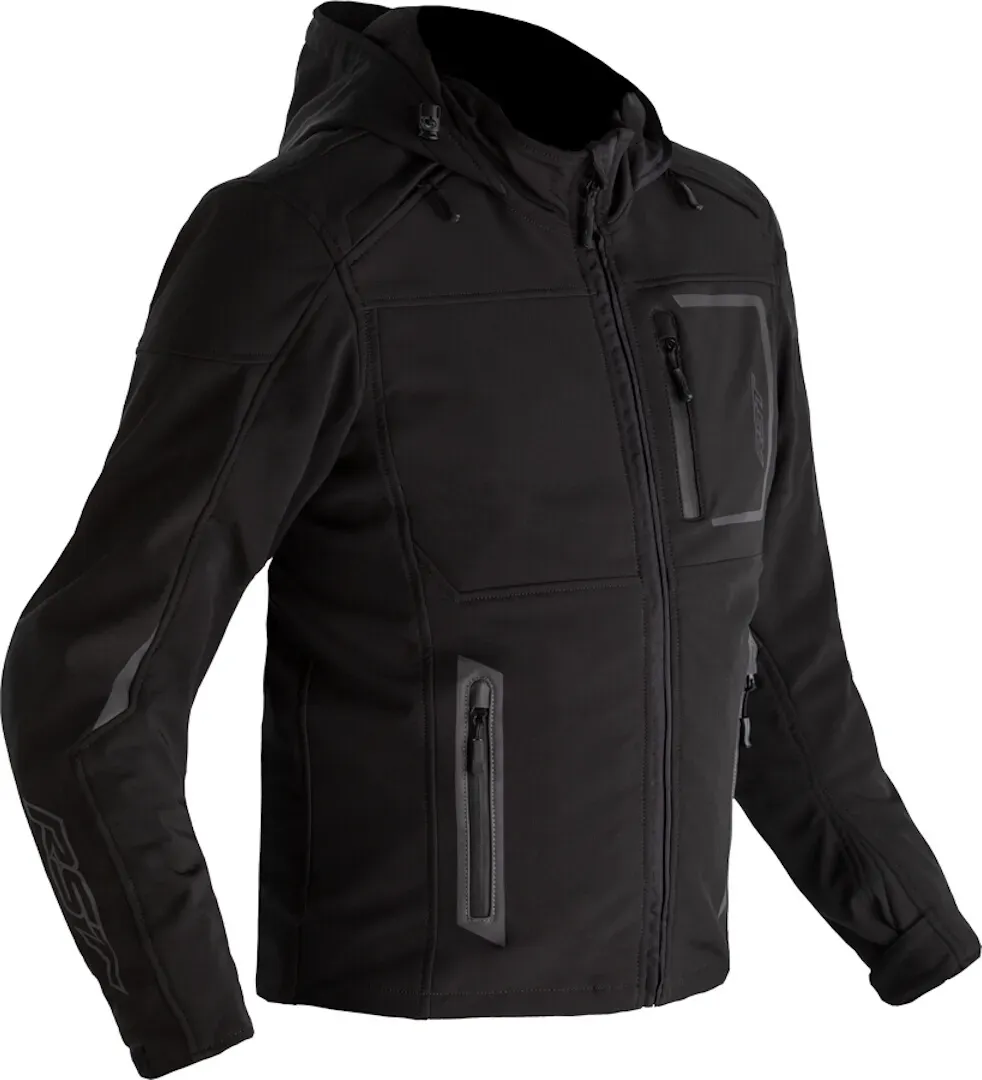 RST Frontline Motorfiets textiel jas, zwart, 4XL Voorman