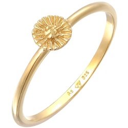 Elli Ring Blüte Blume Flower Hippie 925 Silber 52 Damen 