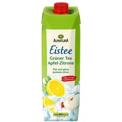 Alnatura Bio Eistee Grüner Tee Apfel-Zitrone 1L