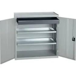 Stumpf Werkzeug-/Beistellschrank H1000xB1000xT500mm 1Schubl.,2Bd.lichtgrau/lichtgrau