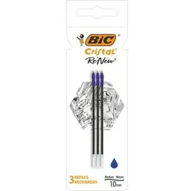 BIC Kugelschreiberminen Cristal Re'New 0,4 mm Blau