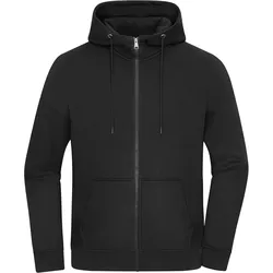 Ovesized Hooded Jacket unisex - Farbe schwarz - Größe XXS