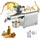 Vevor Elektrische Ölpresse 3,75 kg/h, Ölmühle 750 W, Automatische Ölpressmaschine mit Heißpressung (50 °C-300 °C) & Reinigungsbürste, Ölmaschine für Erdnüsse, Sesam, Sojabohnen und Mandeln, Edelstahl