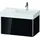 Duravit Waschtischunterschrank 2 Auszüge 78,4 x 39,7 cm Schwarz Hochglanz