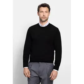 Olymp Rundhalspullover Schwarz 4XL
