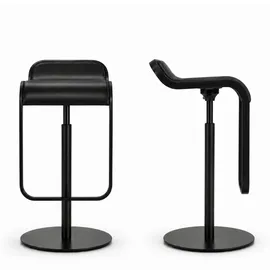 LaPalma Barhocker Lem 37 x 63-75 x 42 cm Schwarz