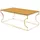 Feldmann-Wohnen Couchtisch Kenzo A Bernsteinfarben Gold Holz 120 x 40 x 60 cm