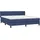 vidaXL Boxspringbett 180 x 200 cm Blau