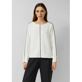 s.Oliver Scuba-Sweatshirt Kontraststreifen Schwarz/Weiß 38
