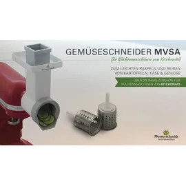Messerschmidt Gemüseschneider MVSA silber