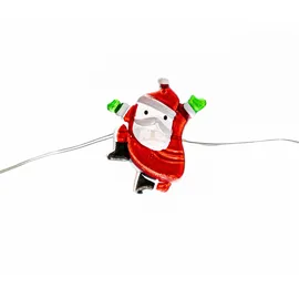 LINDBY LED-Lichterkette Batterie 3 m Rot