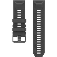 Coros VERTIX 2 Watch Band (26 mm, Silikon), Uhrenarmband, Schwarz