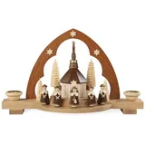 Müller GmbH Müller Schwibbogen Kurrende Spitzbogen natur 30x10x18cm