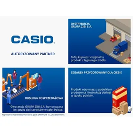 Casio MTP-B190D Edelstahl 40 mm 7BVEF
