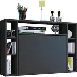 VCM my office Wandila Wandschreibtisch schwarz rechteckig, hängend schwarz 90,0 x 20,0/67,0 cm