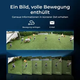 Reolink Überwachungskamera PoE 16MP UHD, Dual-Objektiv,Farb-Nachtsicht,Person/Fahrzeug/Tier-Erkennung,180°Panorama, Außenbereich - Weiß