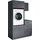 laundreezy Mehrzweckschrank-Set 68 x 200 x 118 cm Grau