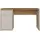 Forte Schreibtisch "Oak Squere", mauvella eiche, sand, sand, mauvella eiche, B:130cm H:72cm T:51,7cm, Tische, Schreibtisch, B/H/T 130/72/51,7cm, Soft Close, Vollauszug