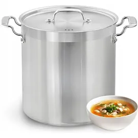 NutriChef Kochtopf 38L 52 cm rund