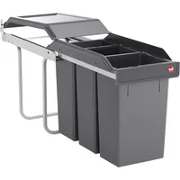 HAILO Abfallsammler 10 l Dunkelgrau