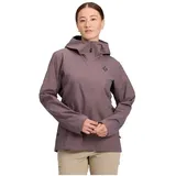 Black Diamond Strataline Stretch Shell Regenjacke Damen Dunkelmaulbeere L