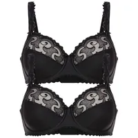 FELINA 2er Pack Bügel BH in schwarz schwarz |