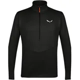 Salewa Puez Pl Fleece Mit Halbem Reißverschluss - Black Out L