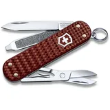 Victorinox Classic Precious Alox Kollektion, kleines Taschenmesser Hazel Brown