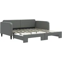 vidaXL Tagesbett 90 x 190 cm Dunkelgrau