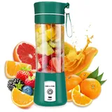 Powerwill Smoothie-Maker Mixer Smoothie Maker, Elektrischer USB-Entsafter Mixer, 40,00 W, Tragbarer Mini-Mixer für Shakes und Smoothies, Saft,Ideal zum Mischen grün