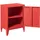 [en.casa] Nachtschrank Inari 57 x 40 x 30 cm Rot