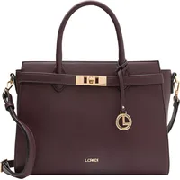 L.Credi Konstanze Handtasche 37 cm dark plum