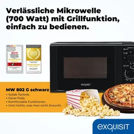 Exquisit MW 802 G schwarz