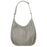 Cluty Shopper echt Leder, Made in Italy, grau | Grau