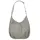 Cluty Shopper echt Leder, Made in Italy, grau | Grau