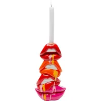Kare Stabkerzenhalter Lips Rot