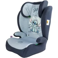 Tataway Disney Stitch i-Size Autositz für Kinder von 15-36 kg (3,5-12 Jahre), 100-150 cm, Gruppe 2/3, 3-Punkt-Sicherheitsgurt, blau