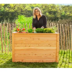 Westmann Lärchenholz Hochbeet Klassik 130 | Natur | 130x65x84 cm - Natur