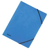 Esselte Eckspanner A4, Primärkarton, blau
