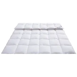 OBB Daunenbettdecke OBB "Edition 125 Jahre, Bettdecken für Sommer und Winter, Ganzjahresdecke", weiß, B:200cm L:220cm, Bezug: 100% Baumwolle. Füllung: 90% Daunen, 10% Federn, Bettdecken, Bettdecke 135x200 cm, 155x220 cm & weitere Größen, Made in Germany