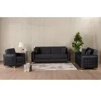 Sofa 3-2-1 Cavana anthrazit Microfaser - Anthrazit
